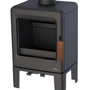 Estufa de leña Bronpi Lira 5 kW estanca de fundición