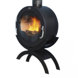 Estufa de leña impermeable Brimont 9 kW