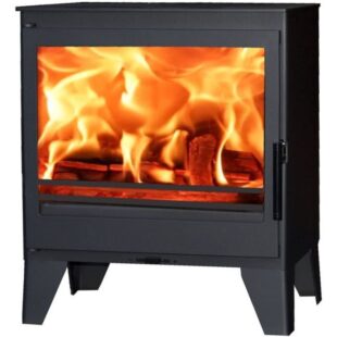 Estufa de leña Panadero Perle 7,1 kW Acero