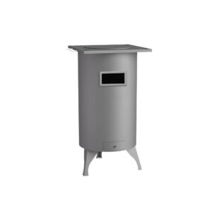 Estufa de leña redonda FM BH-7 con calientaplatos 8 kW