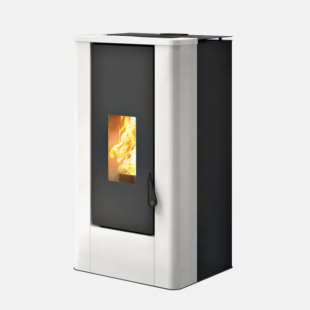 Estufa de pellets CASATELLI Filippo 12 blanca 10,5 kW canalizable