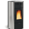 Estufa de pellets Extraflame Raffaella Idro H18 gris 21,5 kW