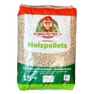 HARRY HOLZ PREMIUM PELLETS – Pellets de madera ENplus A1 – 65 sacos