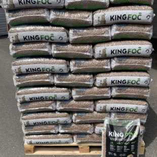 Palet de 77 sacos de pellet KINGFOC – 1.155 kg ENplus A1